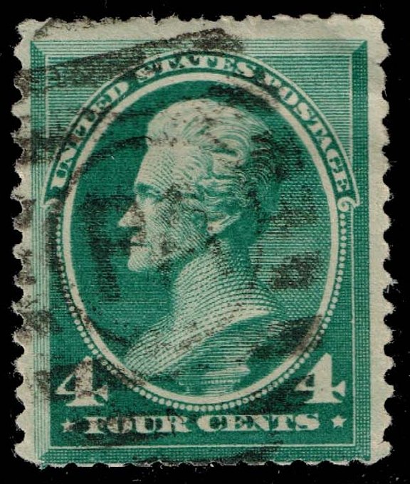 US #211 Andrew Jackson; Used