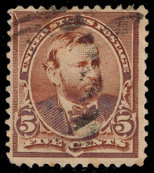 US #223 Ulysses S. Grant; Used