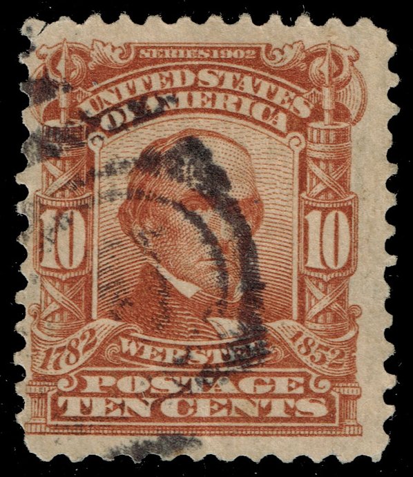 US #307 Daniel Webster; Used