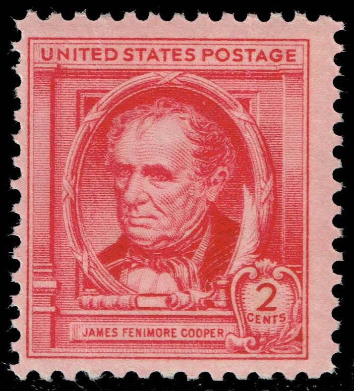 US #860 James Fenimore Cooper; MNH
