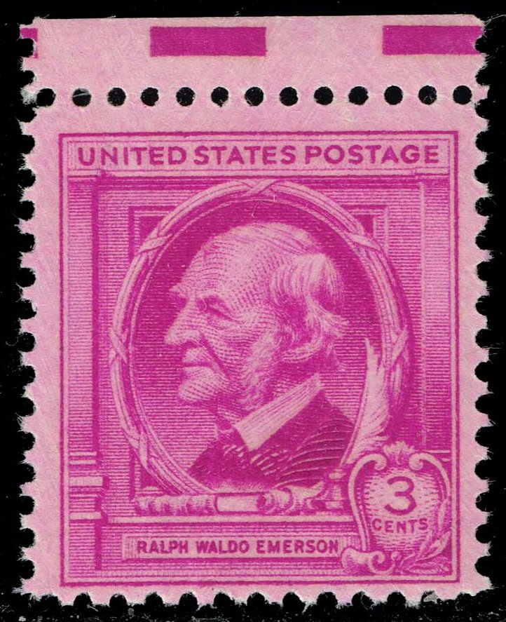 US #861 Ralph Waldo Emerson; Unused