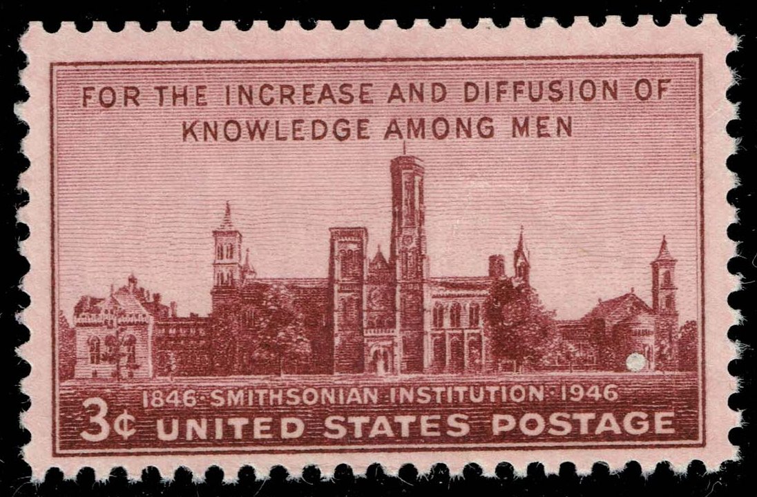 US #943 Smithsonian Institution; MNH