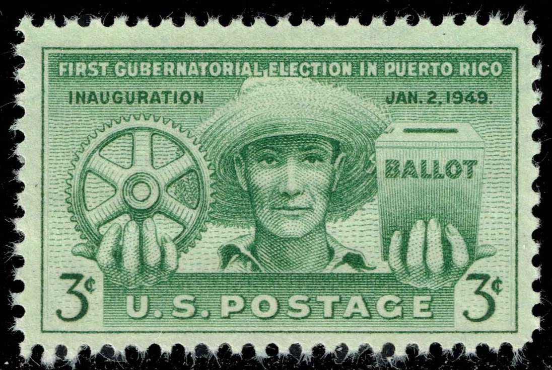 US #983 Puerto Rico Elections; MNH