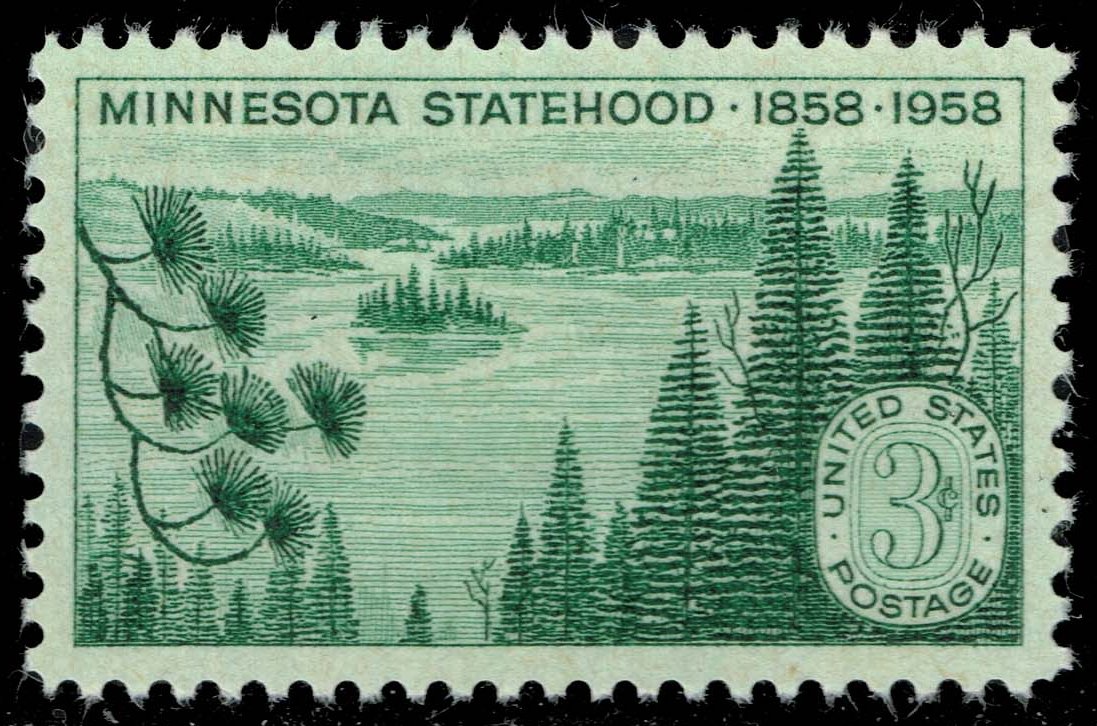 US #1106 Minnesota Statehood; Unused