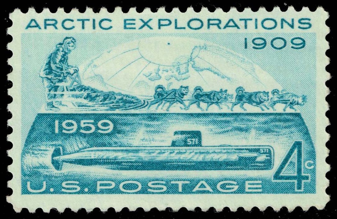 US #1128 Arctic Explorations; Unused