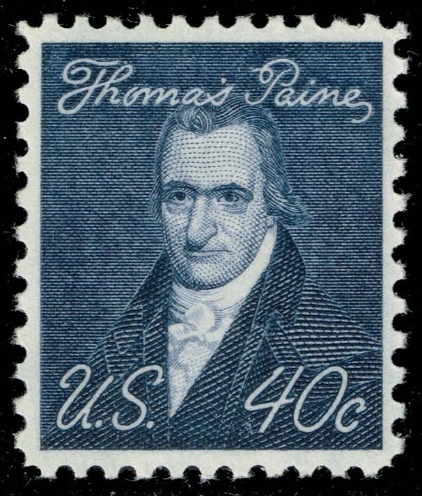 US #1292a Thomas Paine; MNH