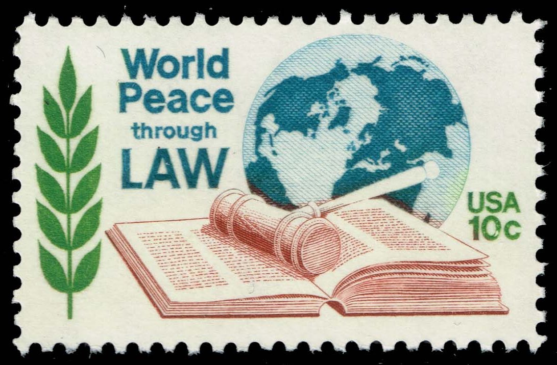 US #1576 World Peace Through Law; MNH