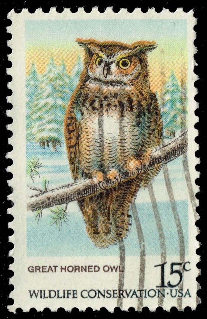 US #1763 Great Horned Owl; Used