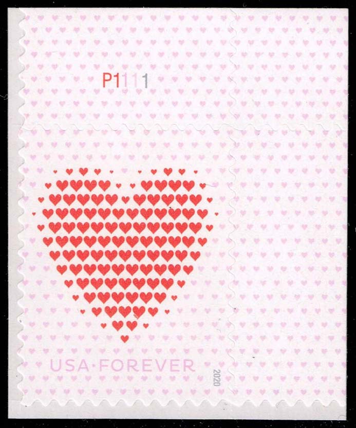 US #5431 Love P# Single; MNH