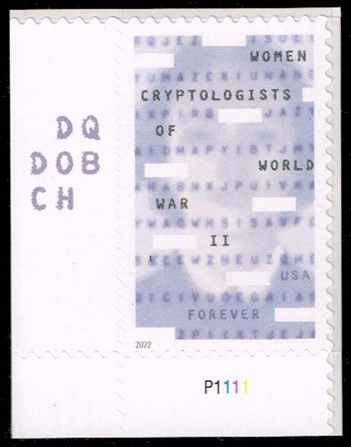 US #5738 Women Cryptologists P# Single; MNH