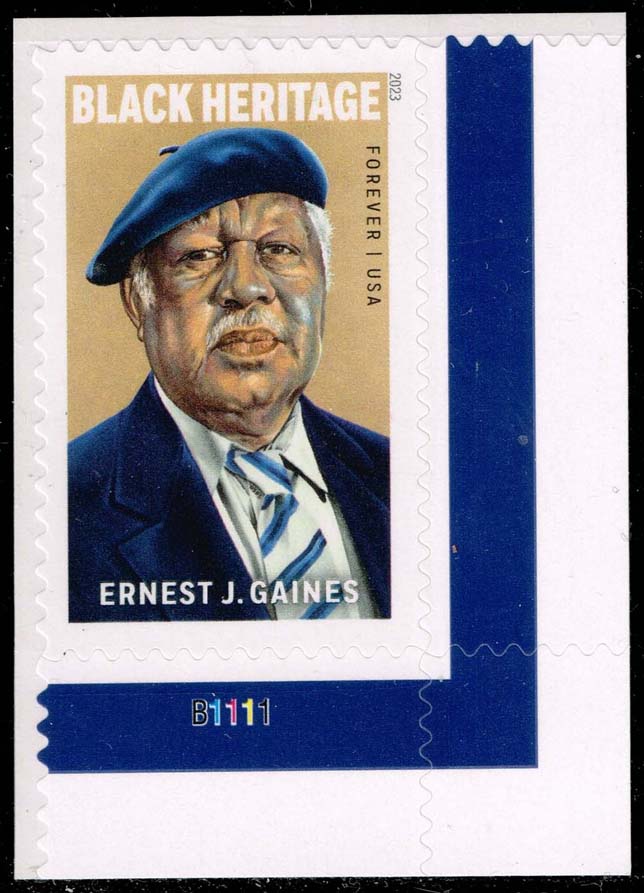 US #5753 Ernest J. Gaines P# Single; MNH