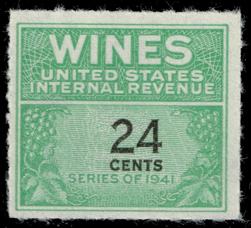 US #RE131 Wine Stamp; Unused NGAI