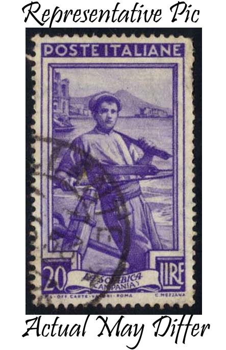 Italy #557 Fisherman; Used at Wholesale
