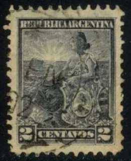 Argentina #124 Liberty Seated; Used - Click Image to Close