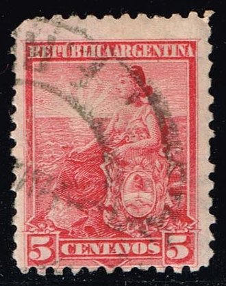 Argentina #127 Liberty; Used - Click Image to Close