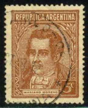 Argentina #427 Mariano Moreno; Used - Click Image to Close