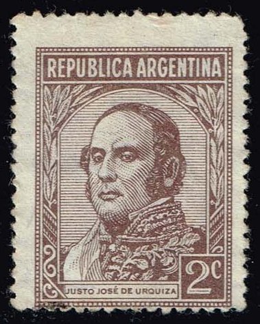 Argentina #487 Justo Jose de Urquiza; Used - Click Image to Close