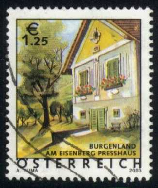 Austria #1877 Wine Press House; Eisenberg; Used