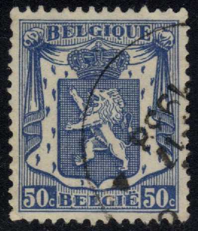 Belgium #275 Coat of Arms; Used - Click Image to Close