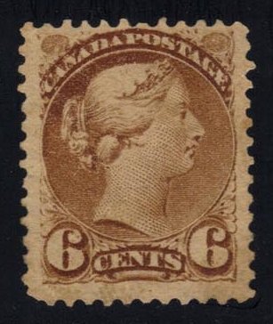 Canada #43 Queen Victoria; Unused - Click Image to Close