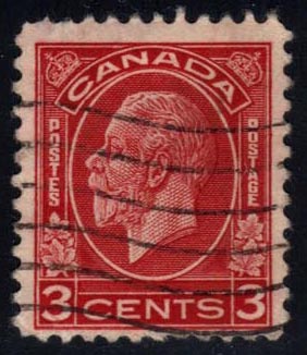 Canada #197c King George V; Used