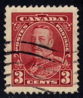 Canada #219 King George V; Used