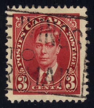 Canada #233 King George VI; Used - Click Image to Close