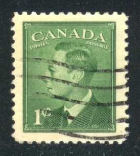 Canada #284 King George VI; Used - Click Image to Close
