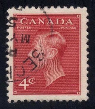 Canada #287 King George VI; Used - Click Image to Close