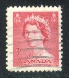 Canada #327 Queen Elizabeth II; Used - Click Image to Close