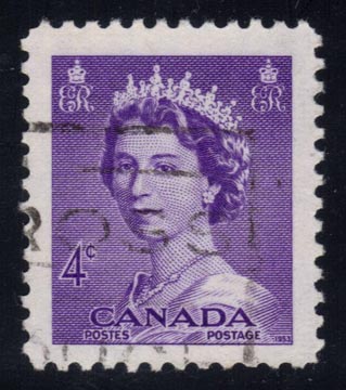 Canada #328 Queen Elizabeth II; Used - Click Image to Close