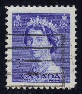 Canada #329 Queen Elizabeth II; Used - Click Image to Close