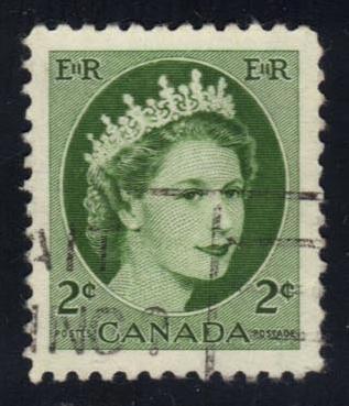 Canada #338 Queen Elizabeth II; Used - Click Image to Close