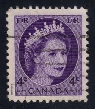 Canada #340 Queen Elizabeth II; Used - Click Image to Close