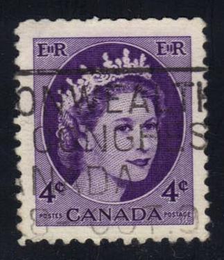 Canada #340 Queen Elizabeth II; Used - Click Image to Close
