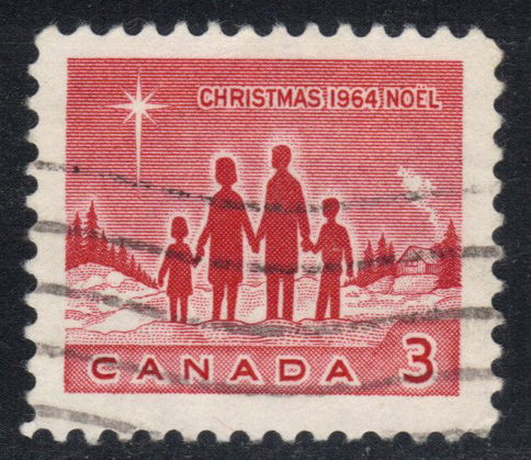Canada #434 Family and Star of Bethlehem; Used - Click Image to Close