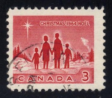 Canada #434 Family and Star of Bethlehem; Used