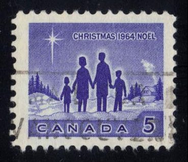 Canada #435 Family and Star of Bethlehem; Used