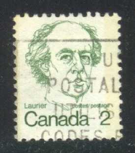 Canada #587 Sir Wilfrid Laurier; Used