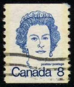 Canada #604 Queen Elizabeth I; Used