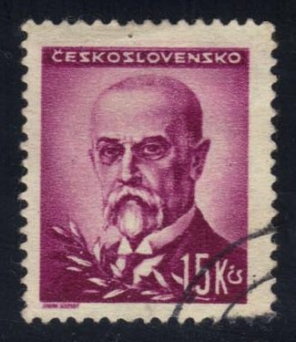 Czechoslovakia #304 President Masaryk; Used - Click Image to Close