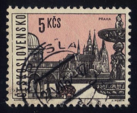 Czechoslovakia #1353 Prague; CTO - Click Image to Close