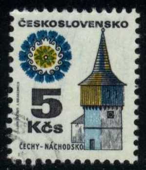 Czechoslovakia #1737A Watch Tower in Nachod; CTO