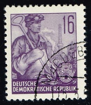 Germany DDR #162 Steel Worker; CTO - Click Image to Close