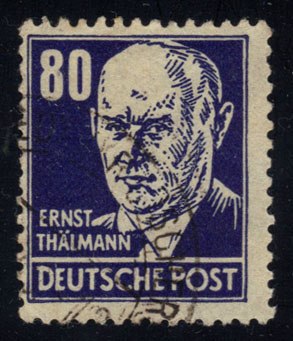 Germany DDR #10N43 Ernst Thaelmann; Used - Click Image to Close