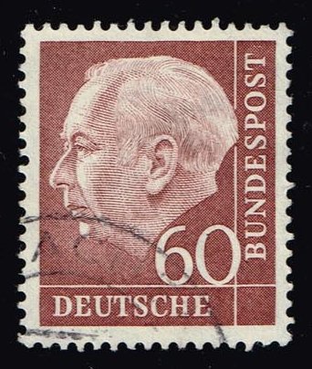 Germany #715 Theodor Heuss; Used - Click Image to Close