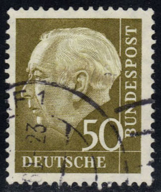Germany #757 Theodor Heuss; Used - Click Image to Close