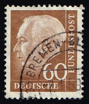 Germany #758 Theodor Heuss; Used - Click Image to Close