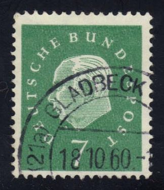 Germany #793 Theodor Heuss; Used - Click Image to Close