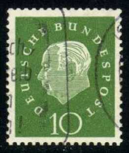 Germany #794 Theodor Heuss; Used - Click Image to Close